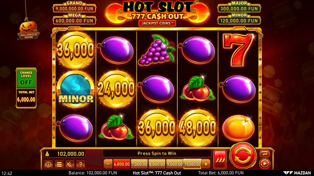 777 Halloween slot